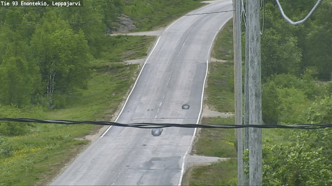 Weather Camera Image Road 93 Enontekiö, Leppäjärvi, Enontekiö, Lappi
