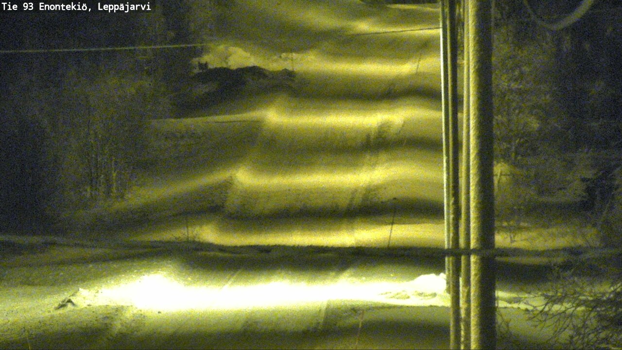 Weather Camera Image Väg 93 Enontekis, Leppäjärvi, Enontekiö, Lappi