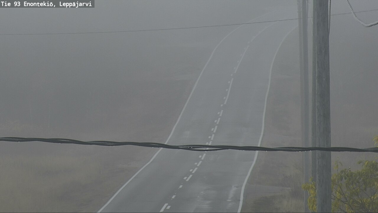 Weather Camera Image Road 93 Enontekiö, Leppäjärvi, Enontekiö, Lappi