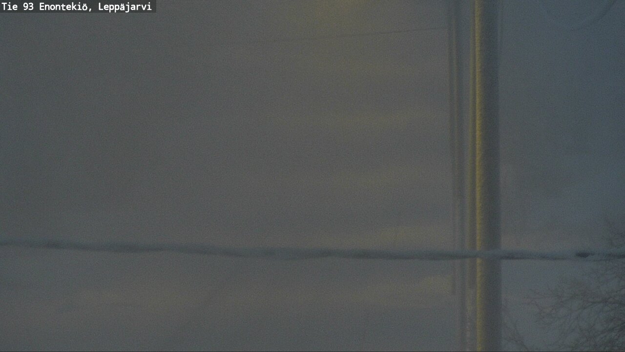 Weather Camera Image Väg 93 Enontekis, Leppäjärvi, Enontekiö, Lappi