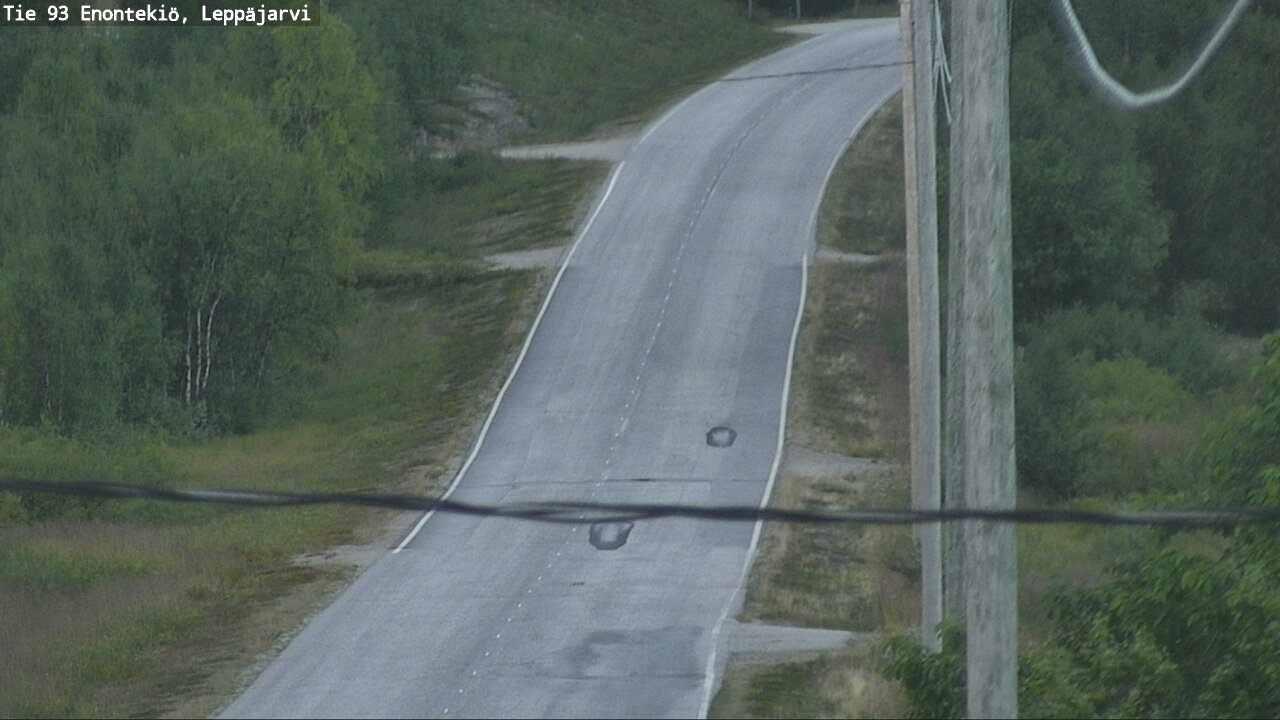 Weather Camera Image Road 93 Enontekiö, Leppäjärvi, Enontekiö, Lappi
