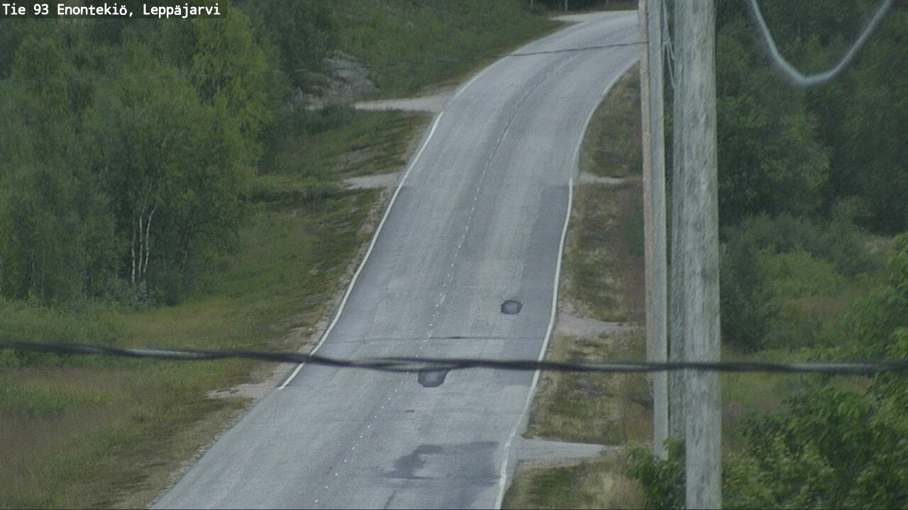 Weather Camera Image Road 93 Enontekiö, Leppäjärvi, Enontekiö, Lappi
