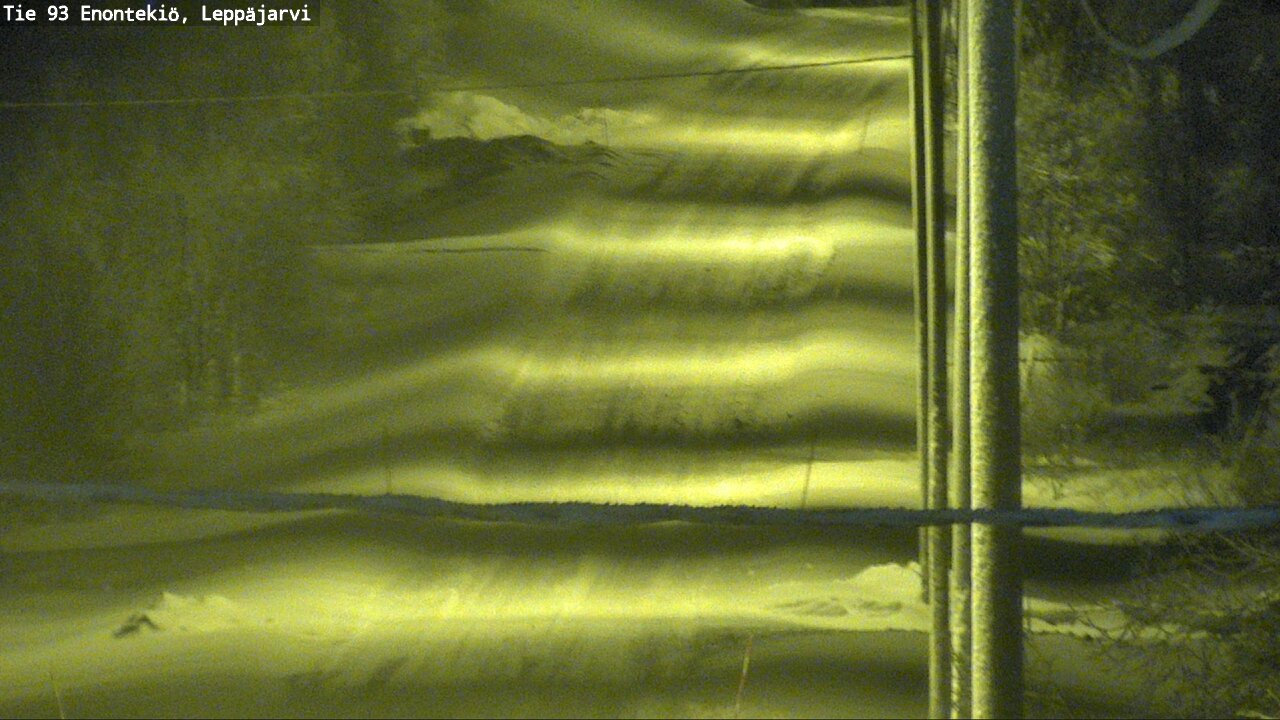 Weather Camera Image Väg 93 Enontekis, Leppäjärvi, Enontekiö, Lappi