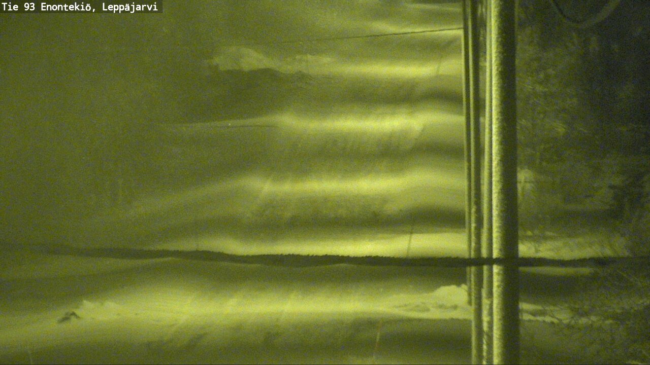 Weather Camera Image Väg 93 Enontekis, Leppäjärvi, Enontekiö, Lappi