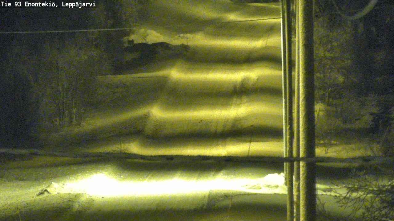 Weather Camera Image Väg 93 Enontekis, Leppäjärvi, Enontekiö, Lappi
