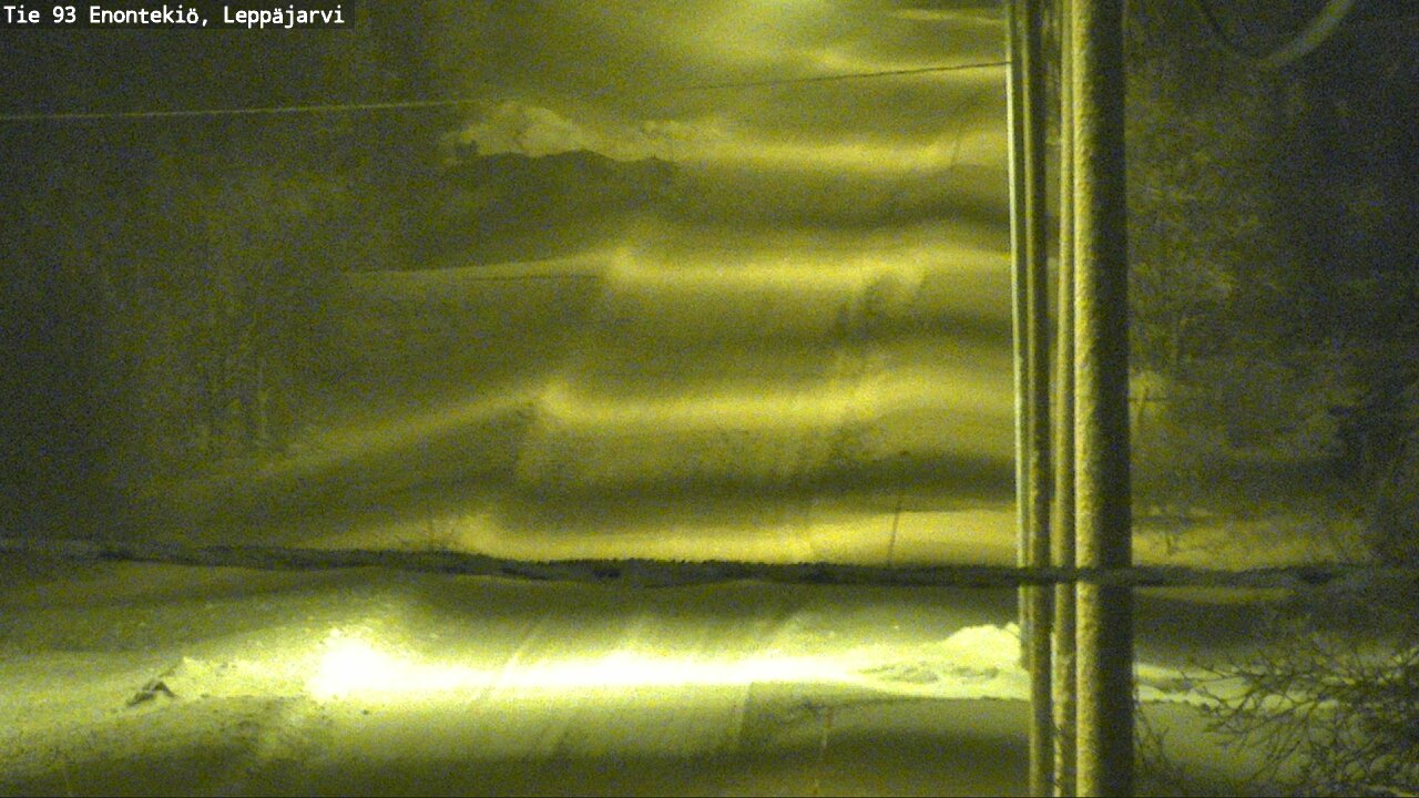 Weather Camera Image Väg 93 Enontekis, Leppäjärvi, Enontekiö, Lappi