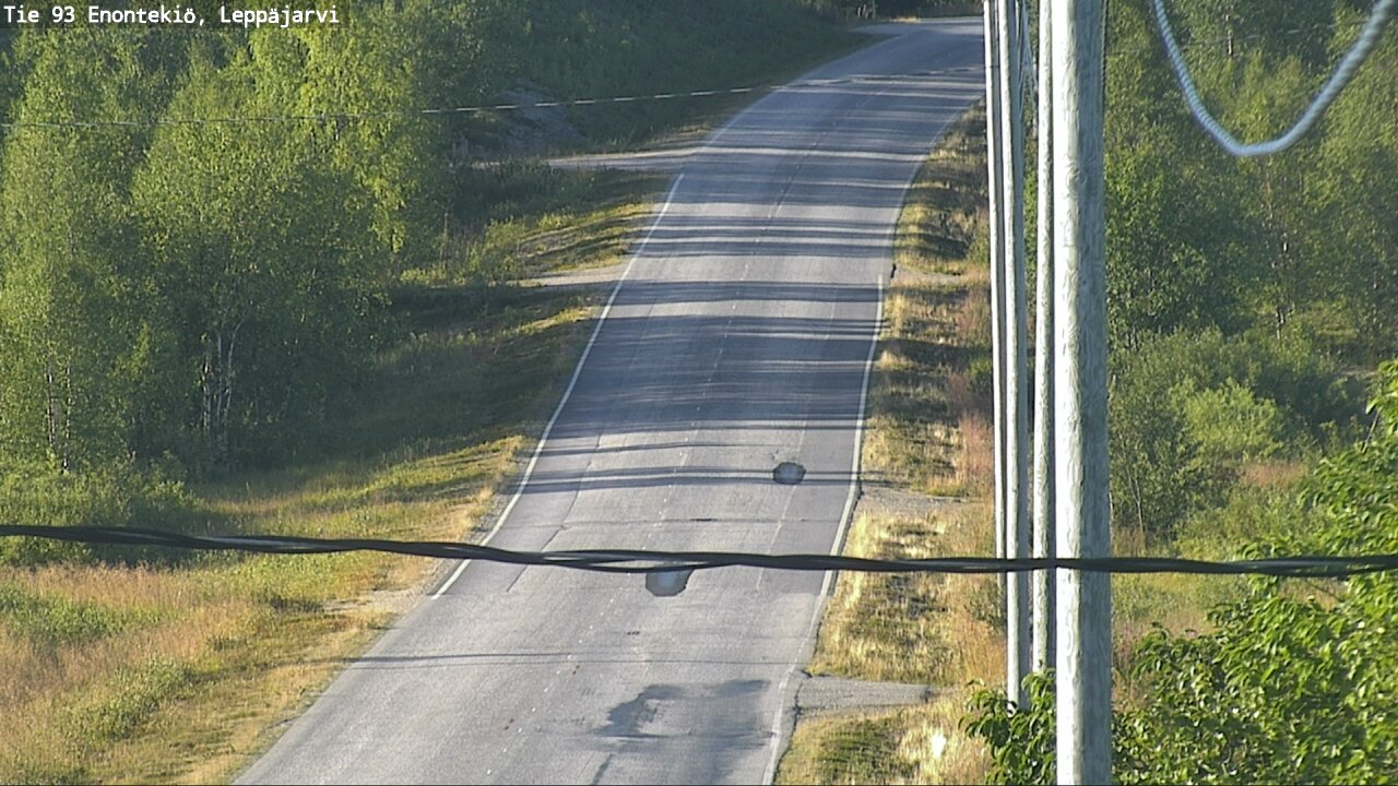 Weather Camera Image Road 93 Enontekiö, Leppäjärvi, Enontekiö, Lappi