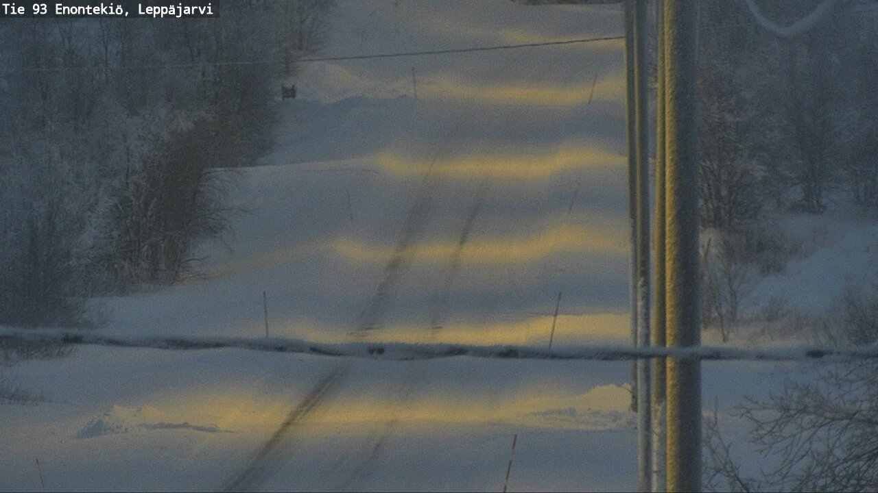 Kelikamerat Kuva Tie 93 Enontekiö, Leppäjärvi, Enontekiö, Lappi