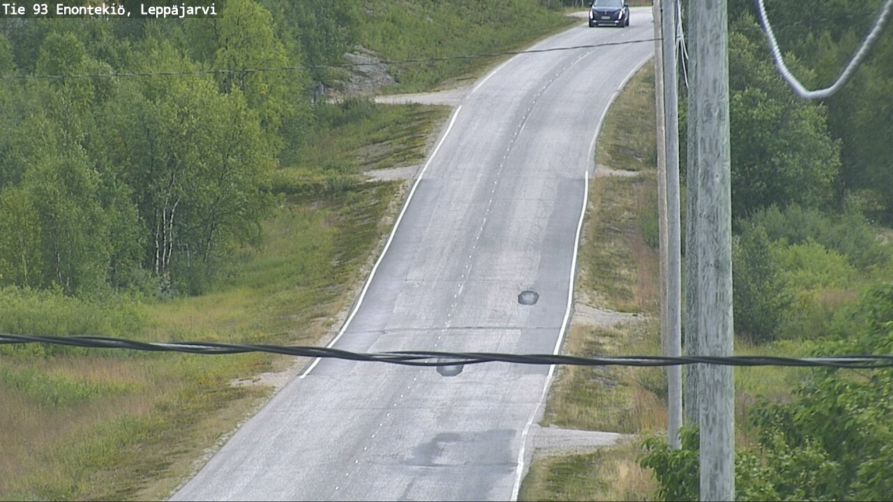Weather Camera Image Road 93 Enontekiö, Leppäjärvi, Enontekiö, Lappi