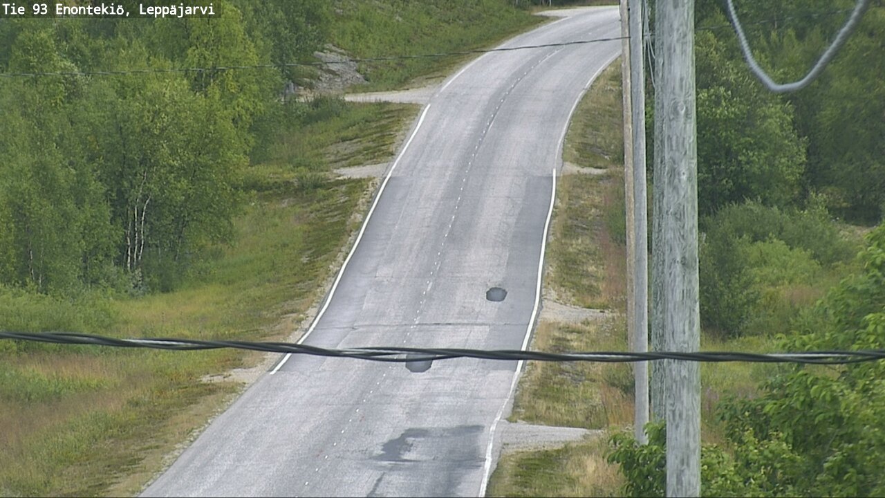 Weather Camera Image Road 93 Enontekiö, Leppäjärvi, Enontekiö, Lappi