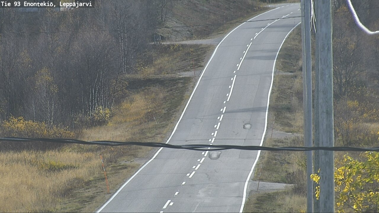 Weather Camera Image Road 93 Enontekiö, Leppäjärvi, Enontekiö, Lappi