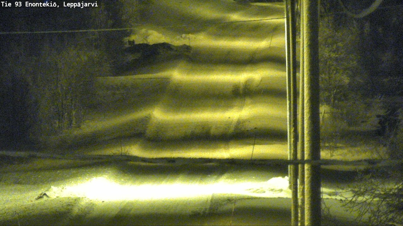 Weather Camera Image Väg 93 Enontekis, Leppäjärvi, Enontekiö, Lappi