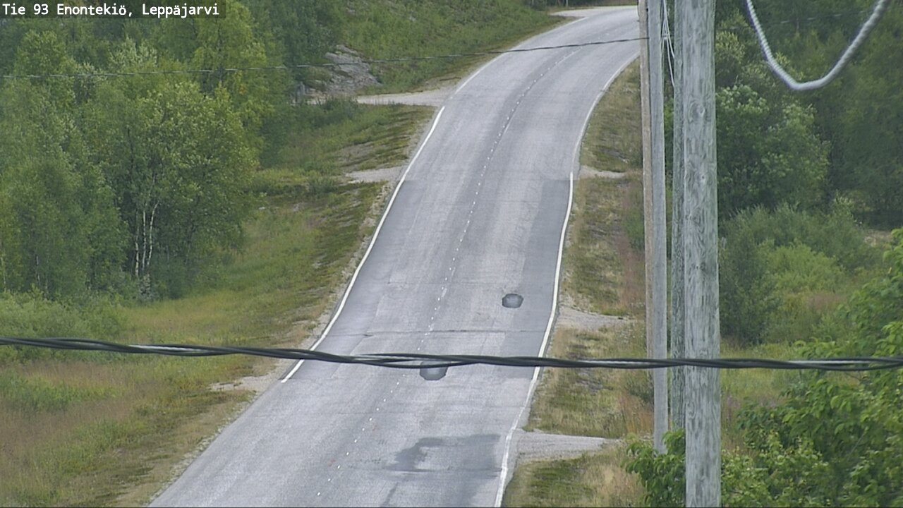 Weather Camera Image Road 93 Enontekiö, Leppäjärvi, Enontekiö, Lappi