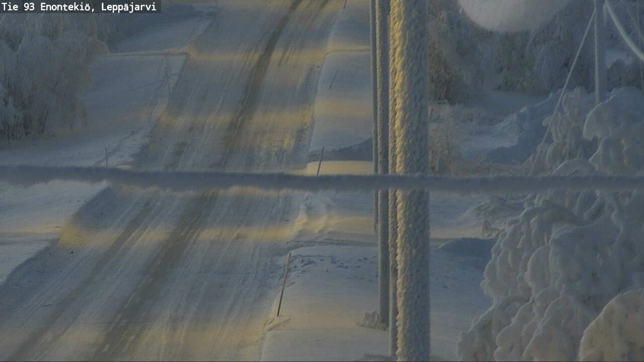 Kelikamerat Kuva Tie 93 Enontekiö, Leppäjärvi, Enontekiö, Lappi