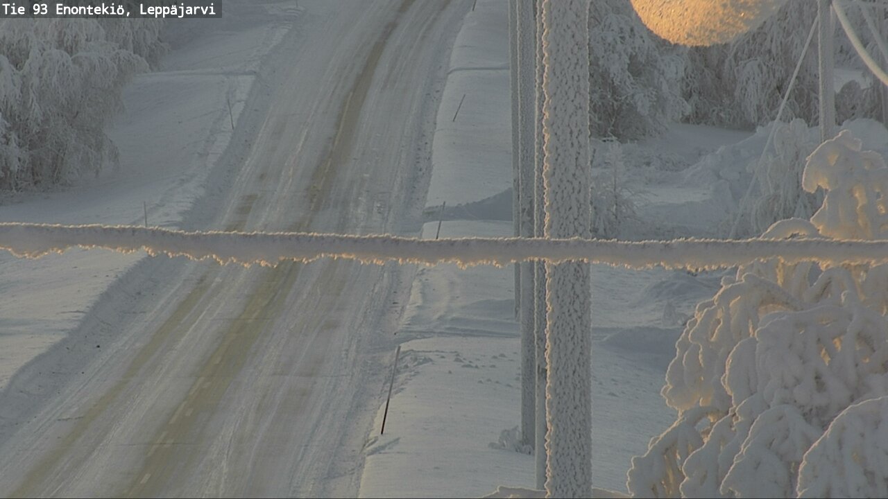 Kelikamerat Kuva Tie 93 Enontekiö, Leppäjärvi, Enontekiö, Lappi