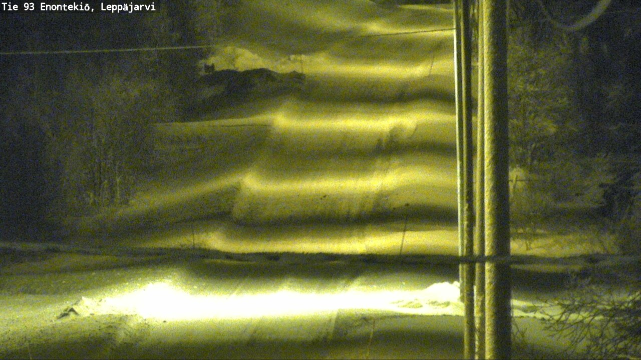 Weather Camera Image Väg 93 Enontekis, Leppäjärvi, Enontekiö, Lappi