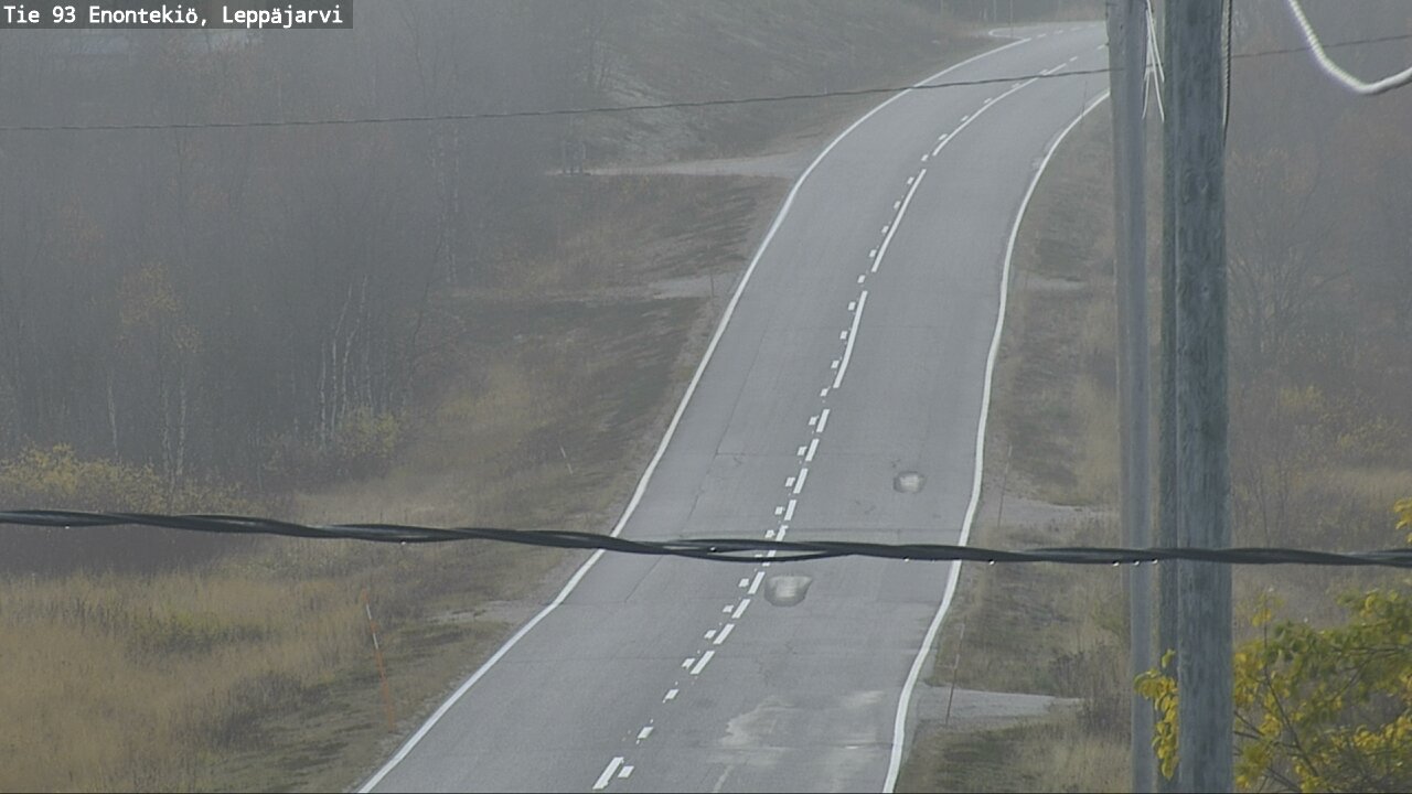 Weather Camera Image Road 93 Enontekiö, Leppäjärvi, Enontekiö, Lappi