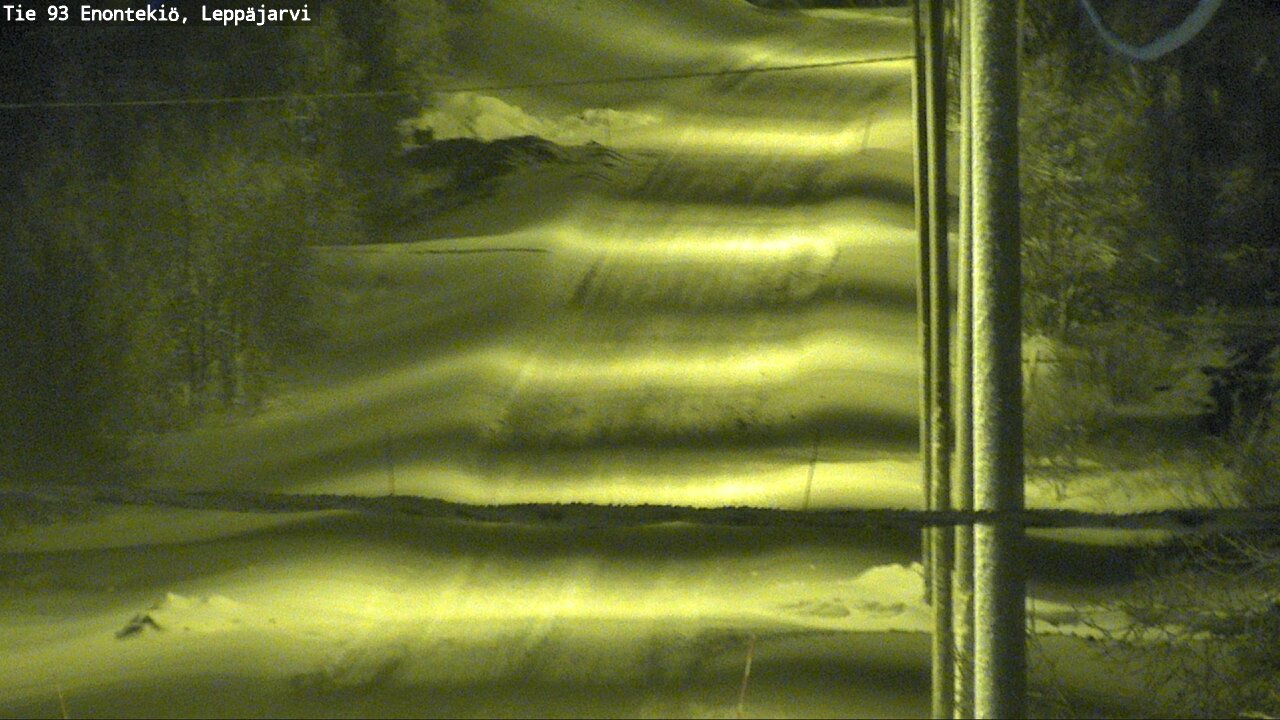 Weather Camera Image Väg 93 Enontekis, Leppäjärvi, Enontekiö, Lappi