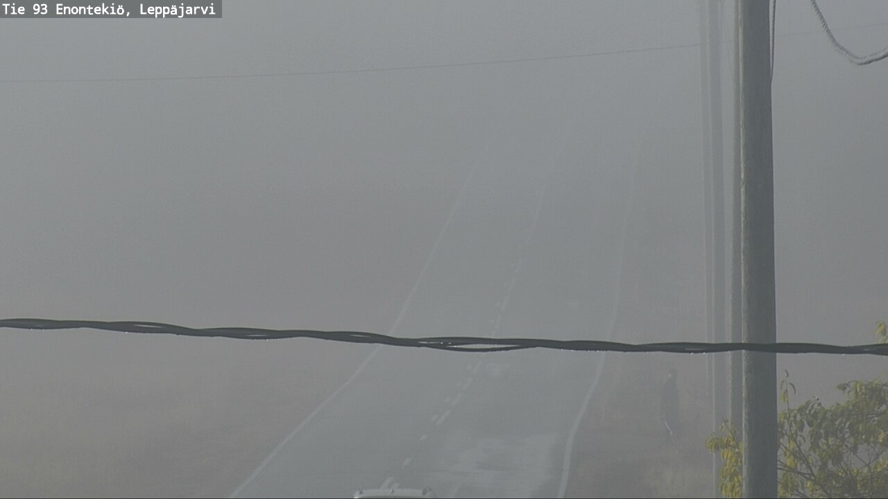 Weather Camera Image Road 93 Enontekiö, Leppäjärvi, Enontekiö, Lappi
