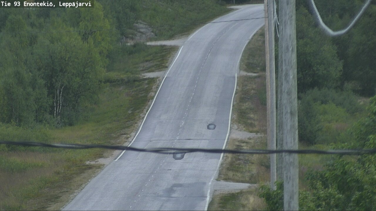 Weather Camera Image Road 93 Enontekiö, Leppäjärvi, Enontekiö, Lappi