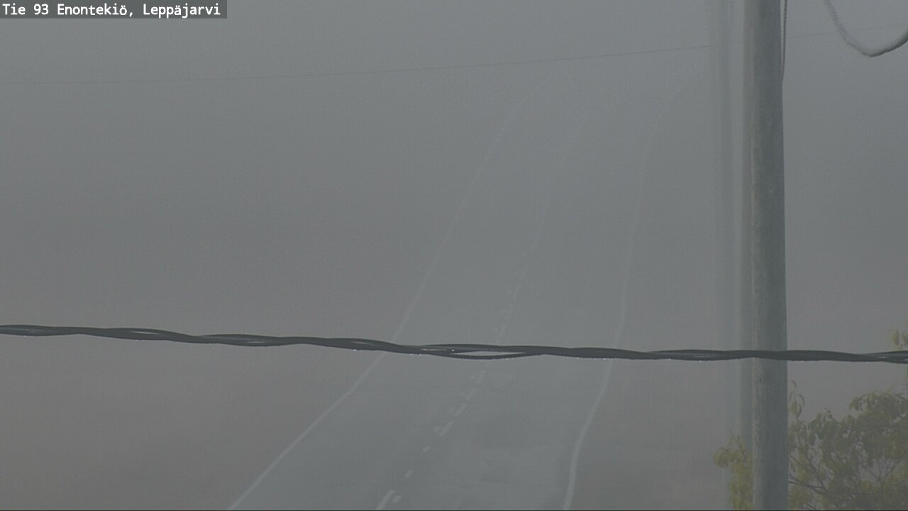 Weather Camera Image Road 93 Enontekiö, Leppäjärvi, Enontekiö, Lappi