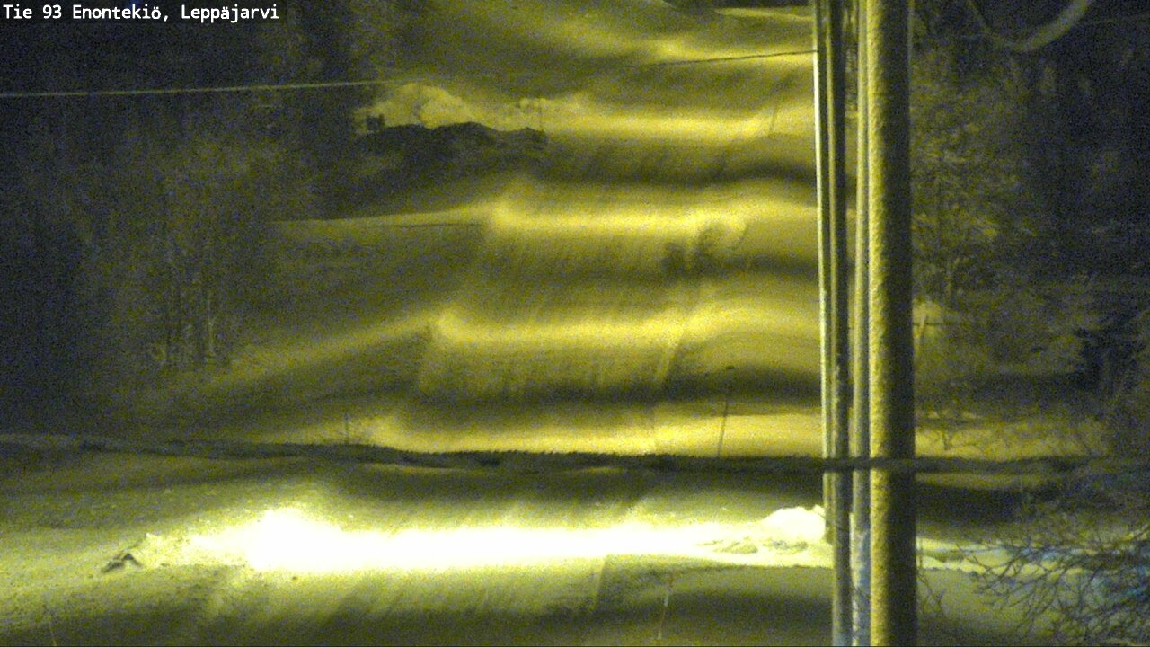 Weather Camera Image Väg 93 Enontekis, Leppäjärvi, Enontekiö, Lappi