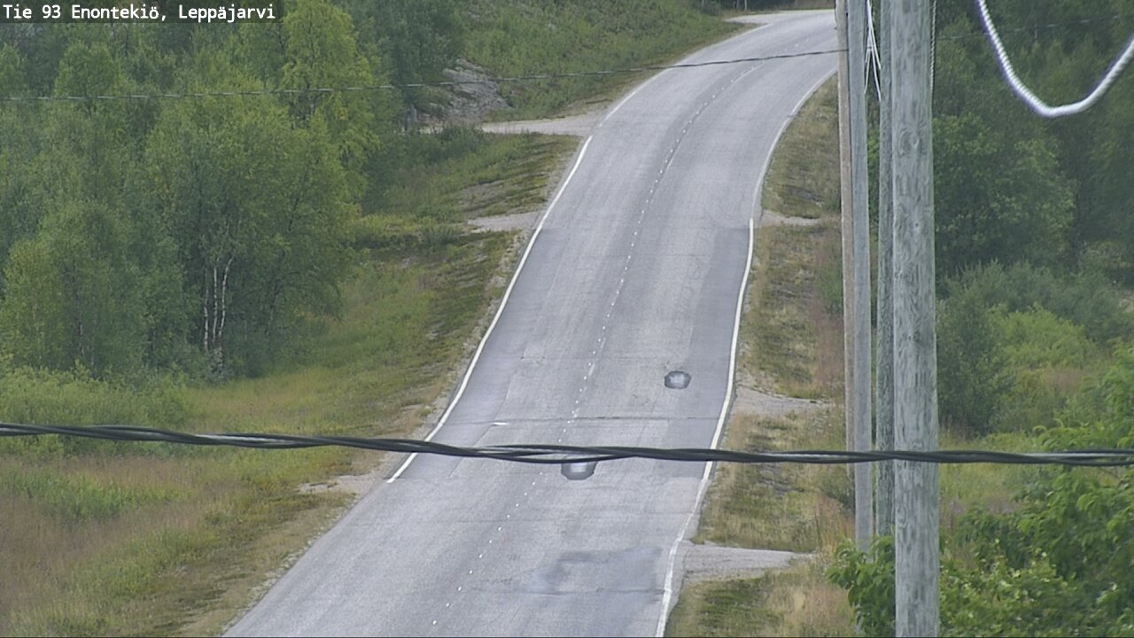 Weather Camera Image Road 93 Enontekiö, Leppäjärvi, Enontekiö, Lappi