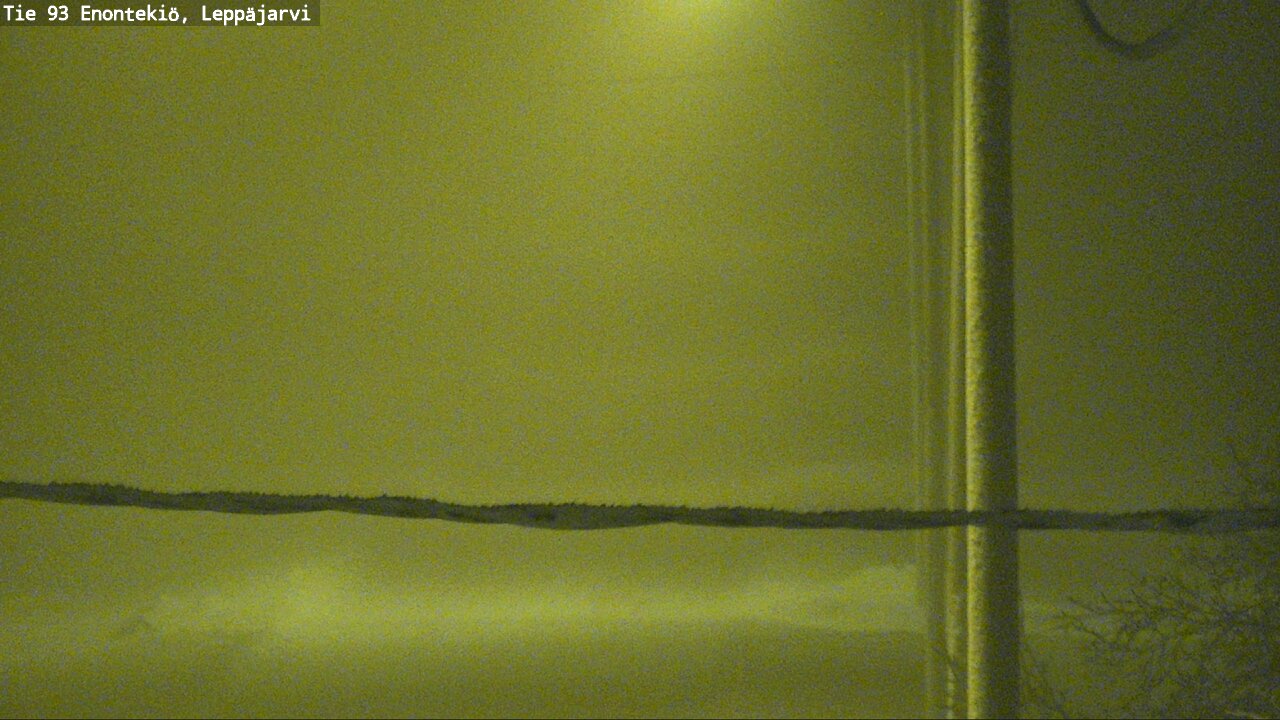 Weather Camera Image Väg 93 Enontekis, Leppäjärvi, Enontekiö, Lappi