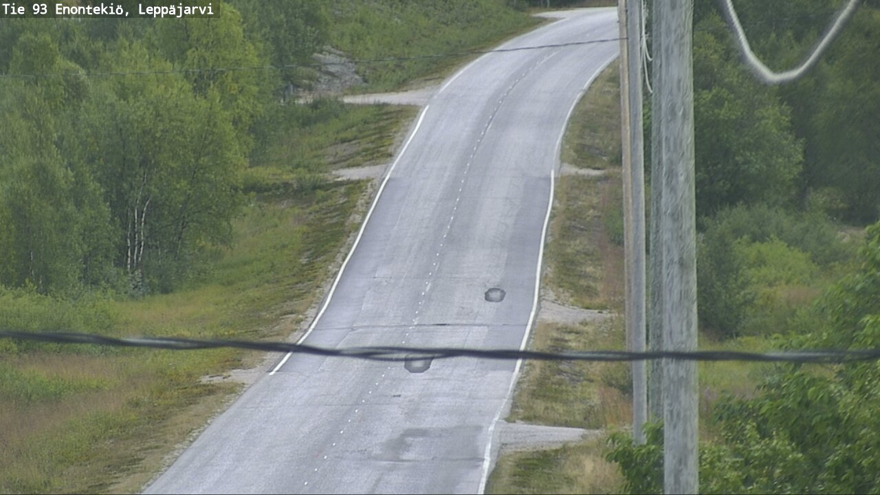 Weather Camera Image Road 93 Enontekiö, Leppäjärvi, Enontekiö, Lappi