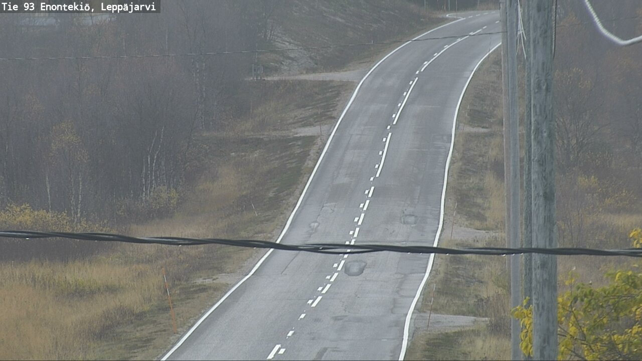 Weather Camera Image Road 93 Enontekiö, Leppäjärvi, Enontekiö, Lappi