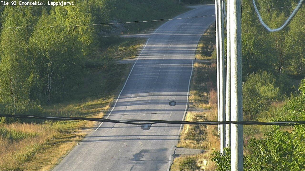 Weather Camera Image Road 93 Enontekiö, Leppäjärvi, Enontekiö, Lappi
