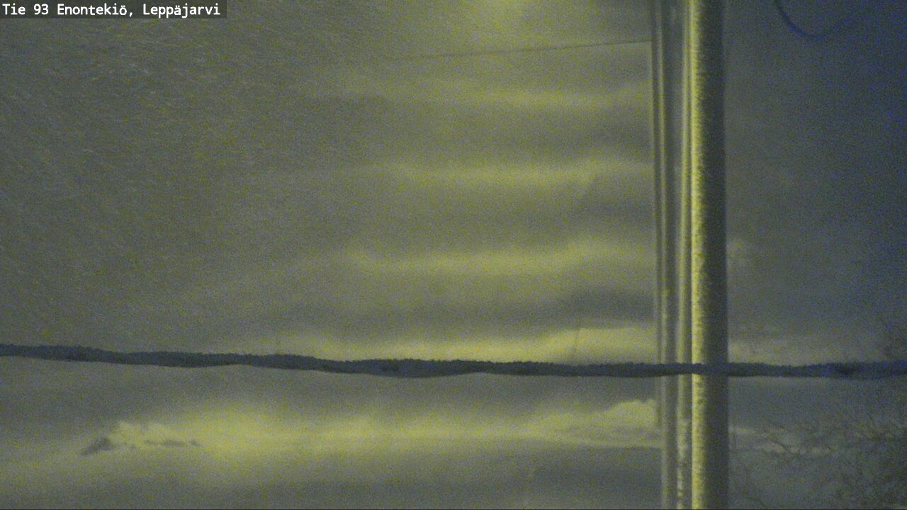 Weather Camera Image Väg 93 Enontekis, Leppäjärvi, Enontekiö, Lappi