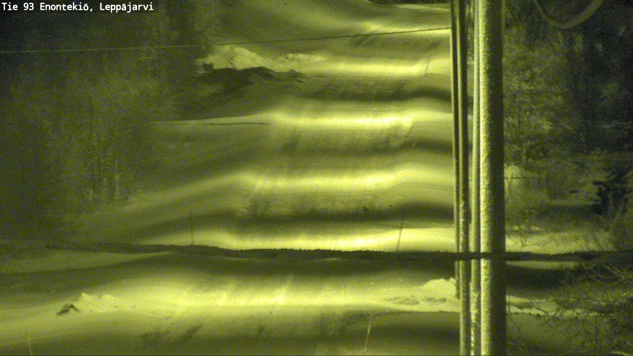 Weather Camera Image Väg 93 Enontekis, Leppäjärvi, Enontekiö, Lappi