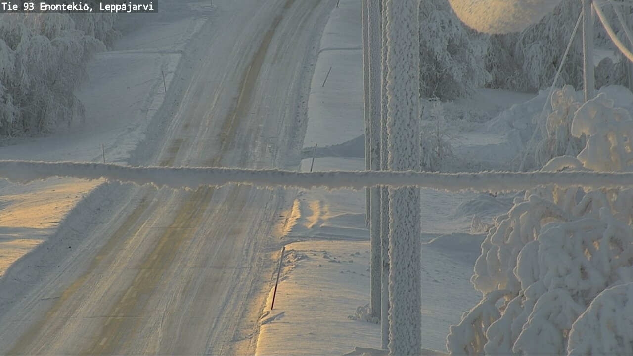 Kelikamerat Kuva Tie 93 Enontekiö, Leppäjärvi, Enontekiö, Lappi