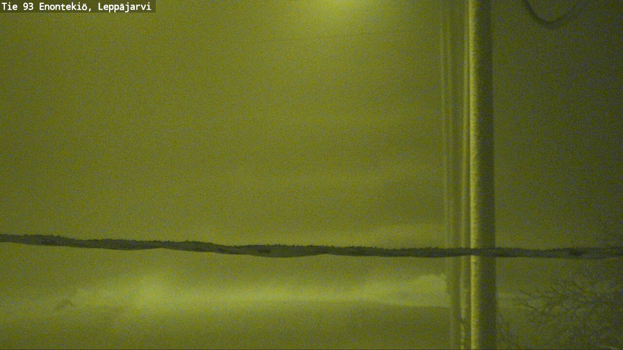 Weather Camera Image Väg 93 Enontekis, Leppäjärvi, Enontekiö, Lappi