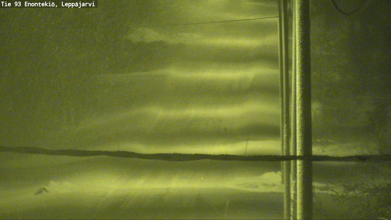 Weather Camera Image Väg 93 Enontekis, Leppäjärvi, Enontekiö, Lappi