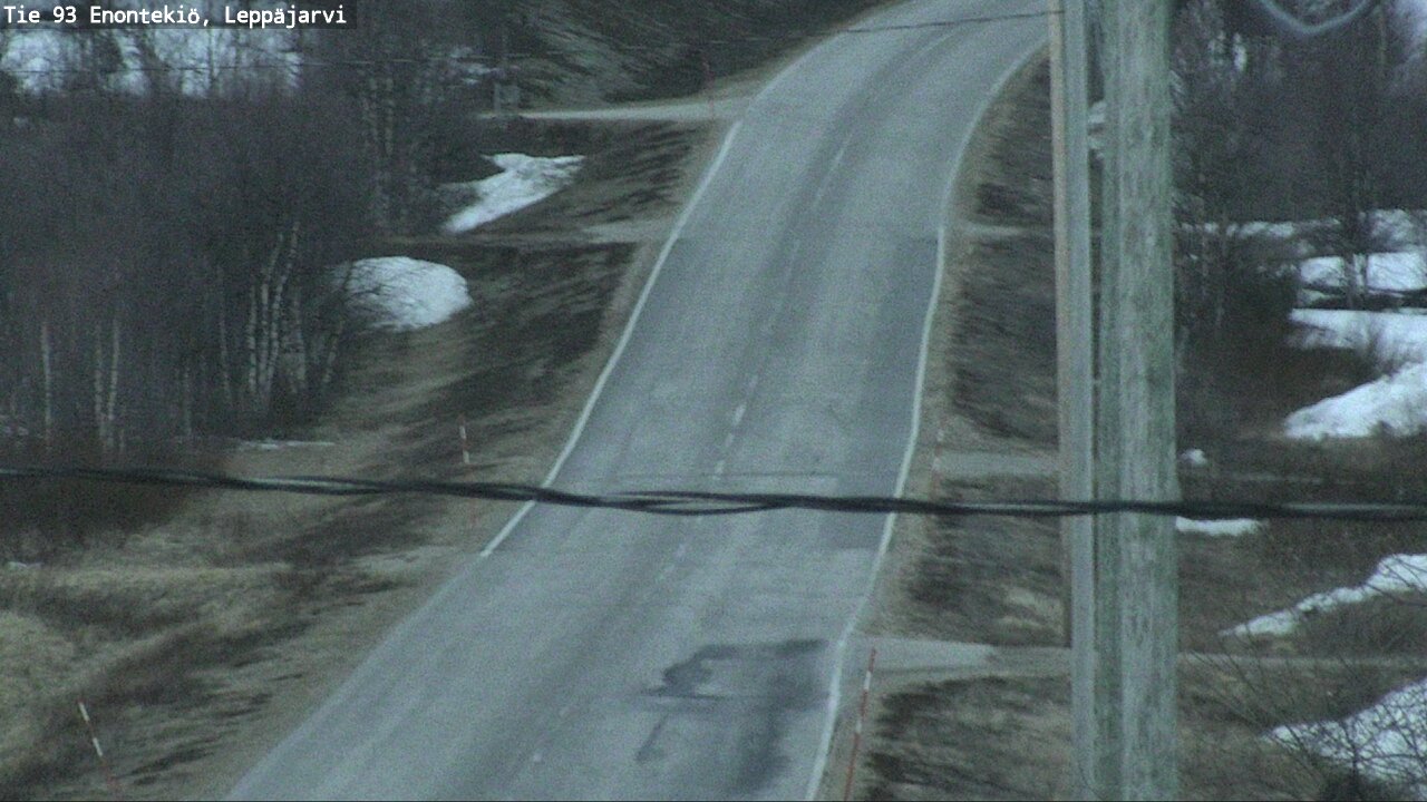 Weather Camera Image Väg 93 Enontekis, Leppäjärvi, Enontekiö, Lappi
