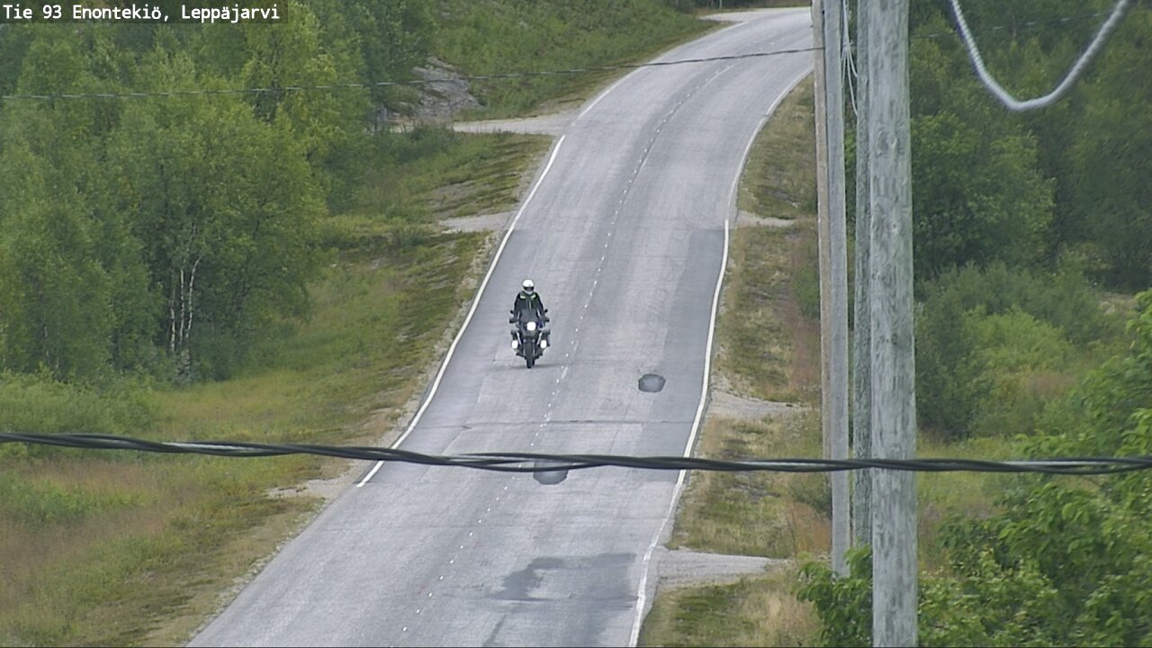 Weather Camera Image Road 93 Enontekiö, Leppäjärvi, Enontekiö, Lappi