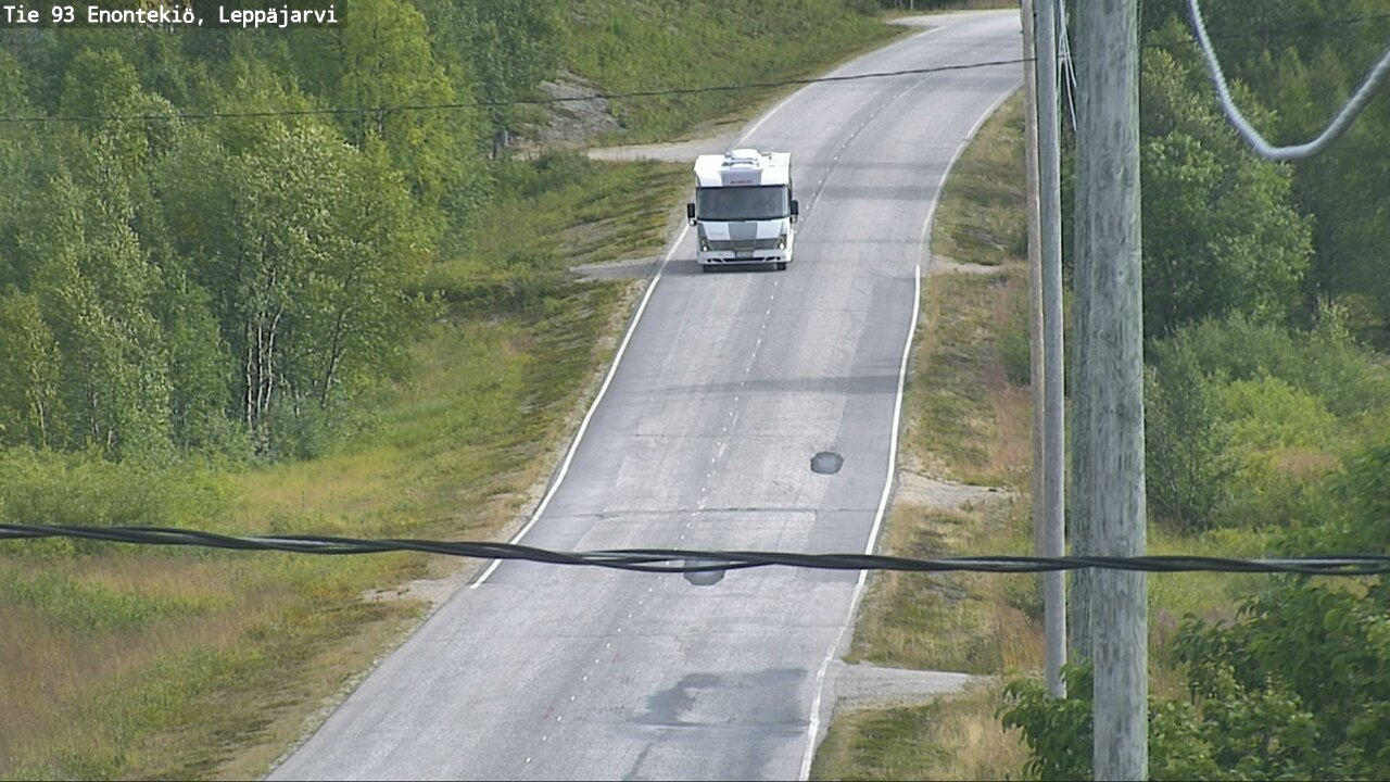 Weather Camera Image Road 93 Enontekiö, Leppäjärvi, Enontekiö, Lappi