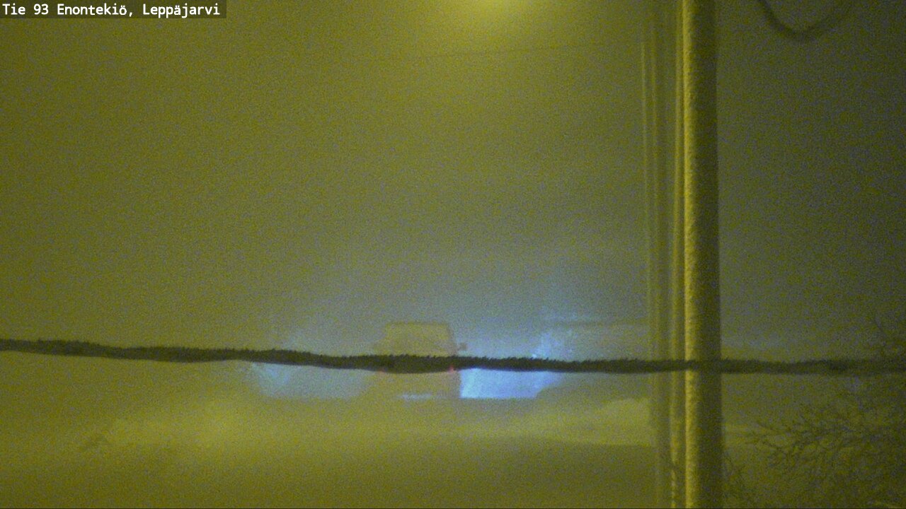 Weather Camera Image Väg 93 Enontekis, Leppäjärvi, Enontekiö, Lappi