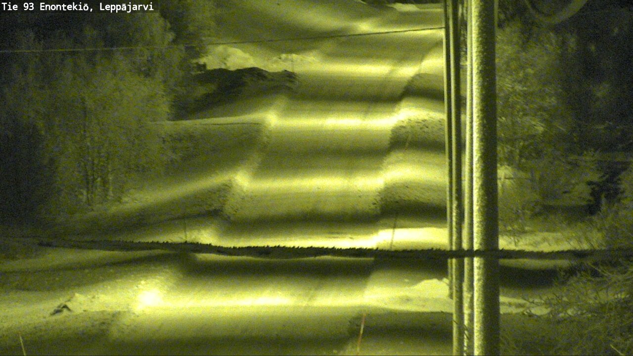 Weather Camera Image Väg 93 Enontekis, Leppäjärvi, Enontekiö, Lappi
