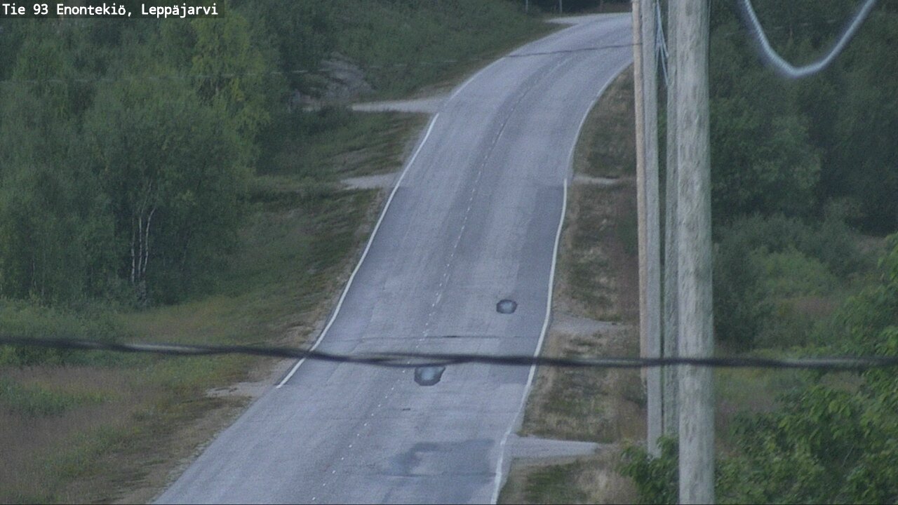 Weather Camera Image Road 93 Enontekiö, Leppäjärvi, Enontekiö, Lappi