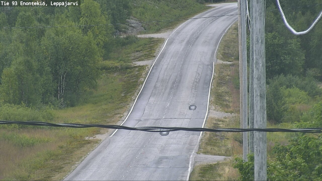 Weather Camera Image Road 93 Enontekiö, Leppäjärvi, Enontekiö, Lappi