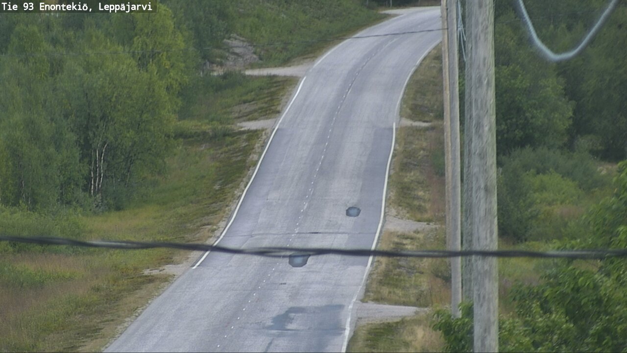 Weather Camera Image Road 93 Enontekiö, Leppäjärvi, Enontekiö, Lappi