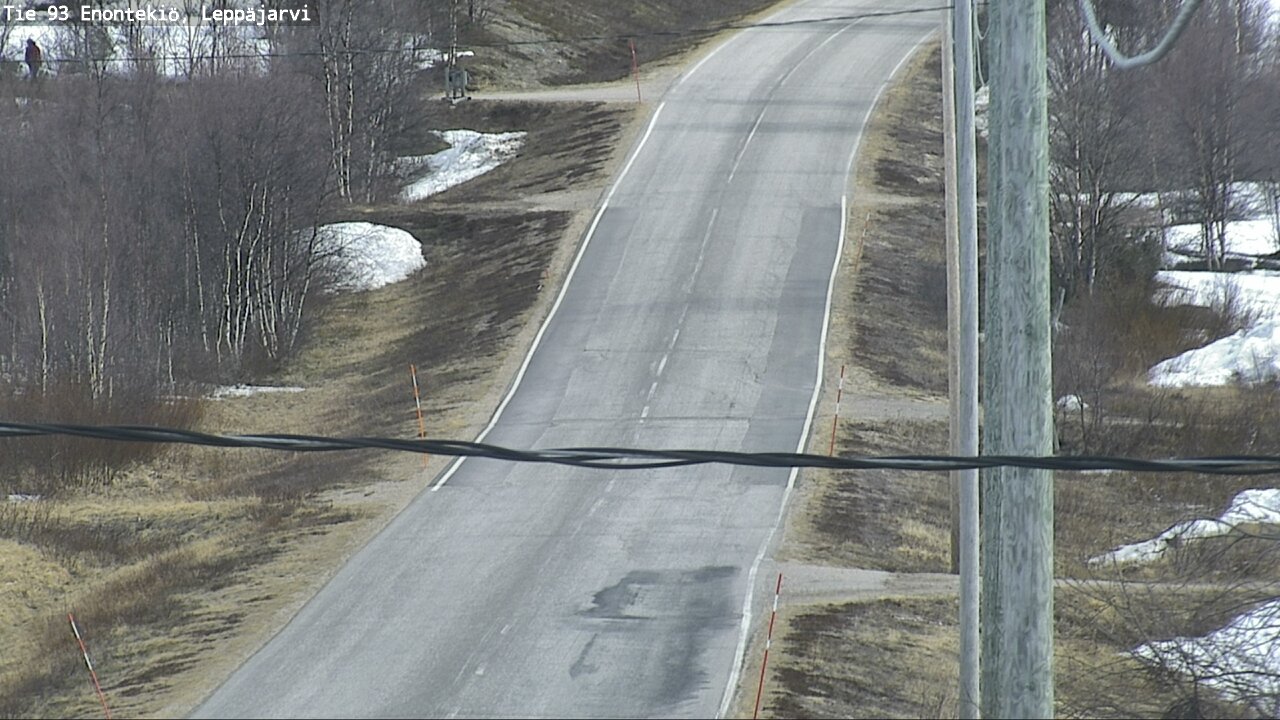 Weather Camera Image Road 93 Enontekiö, Leppäjärvi, Enontekiö, Lappi