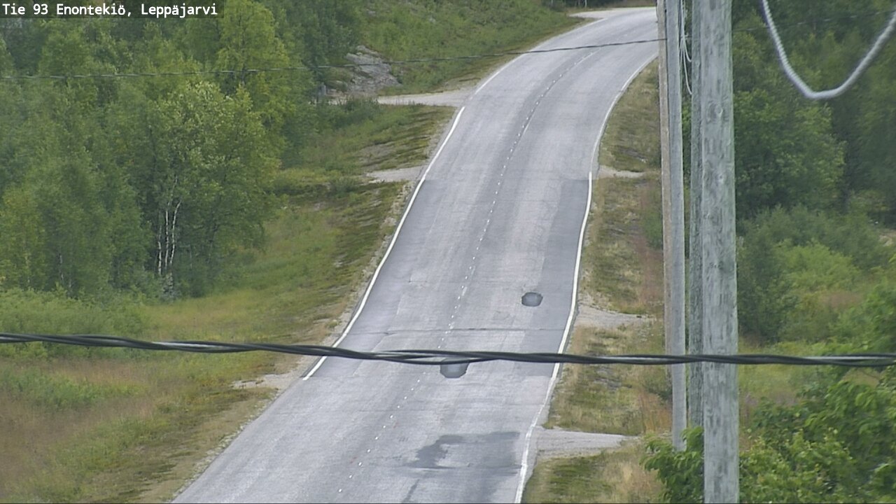 Weather Camera Image Road 93 Enontekiö, Leppäjärvi, Enontekiö, Lappi