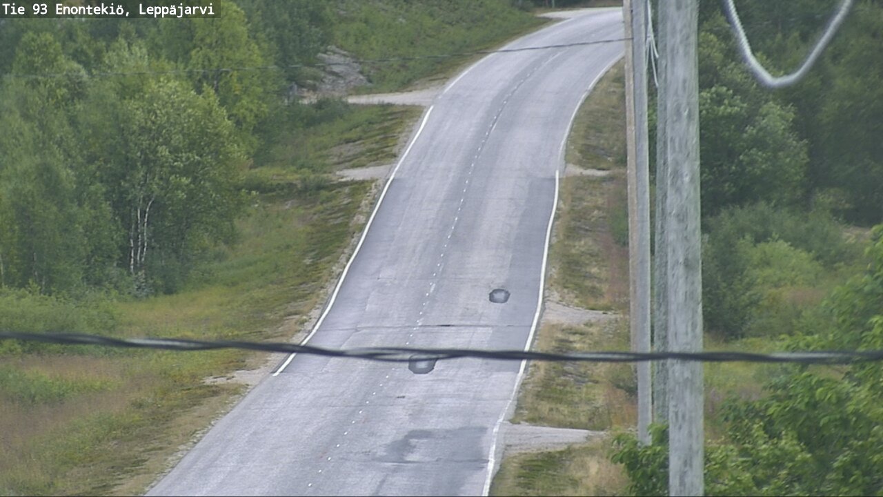 Weather Camera Image Road 93 Enontekiö, Leppäjärvi, Enontekiö, Lappi