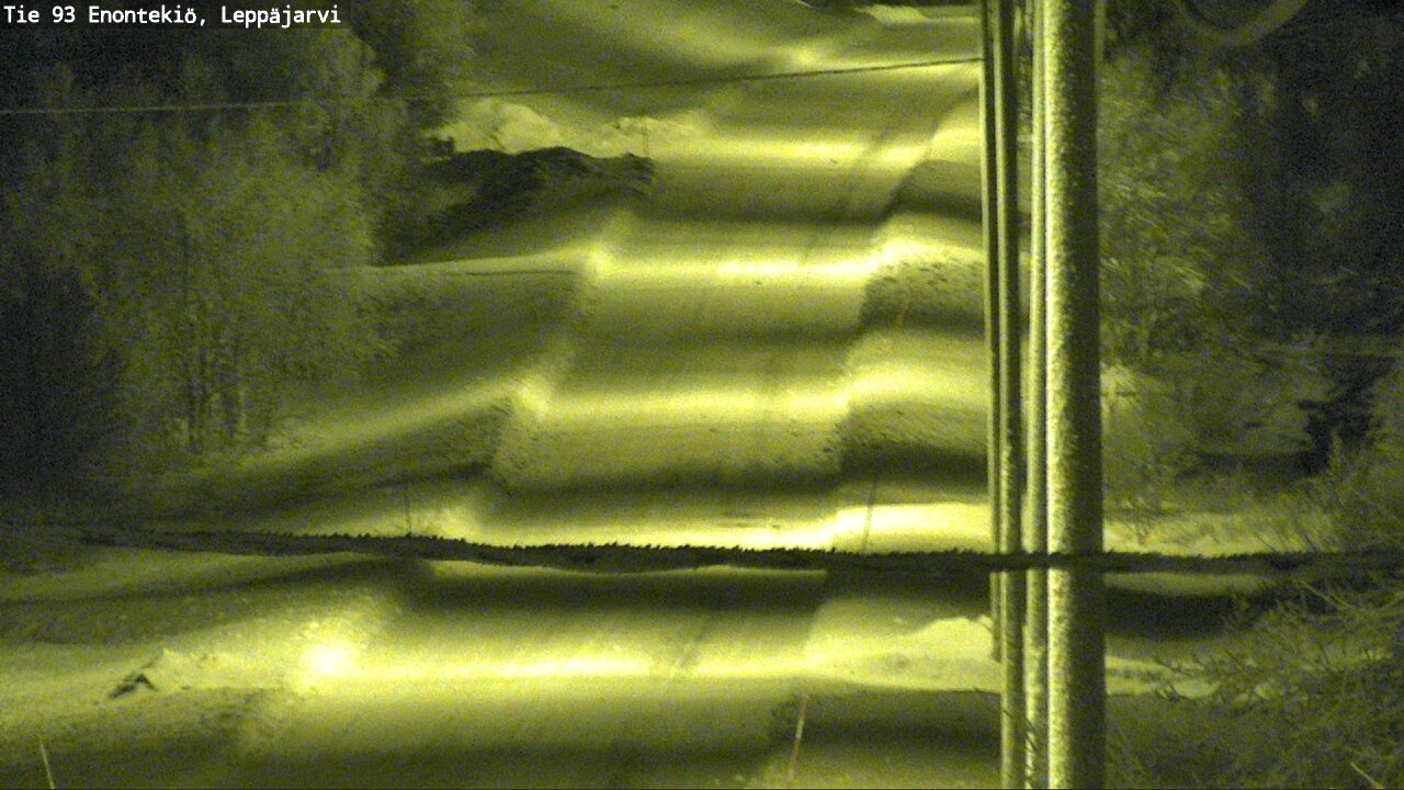 Weather Camera Image Väg 93 Enontekis, Leppäjärvi, Enontekiö, Lappi