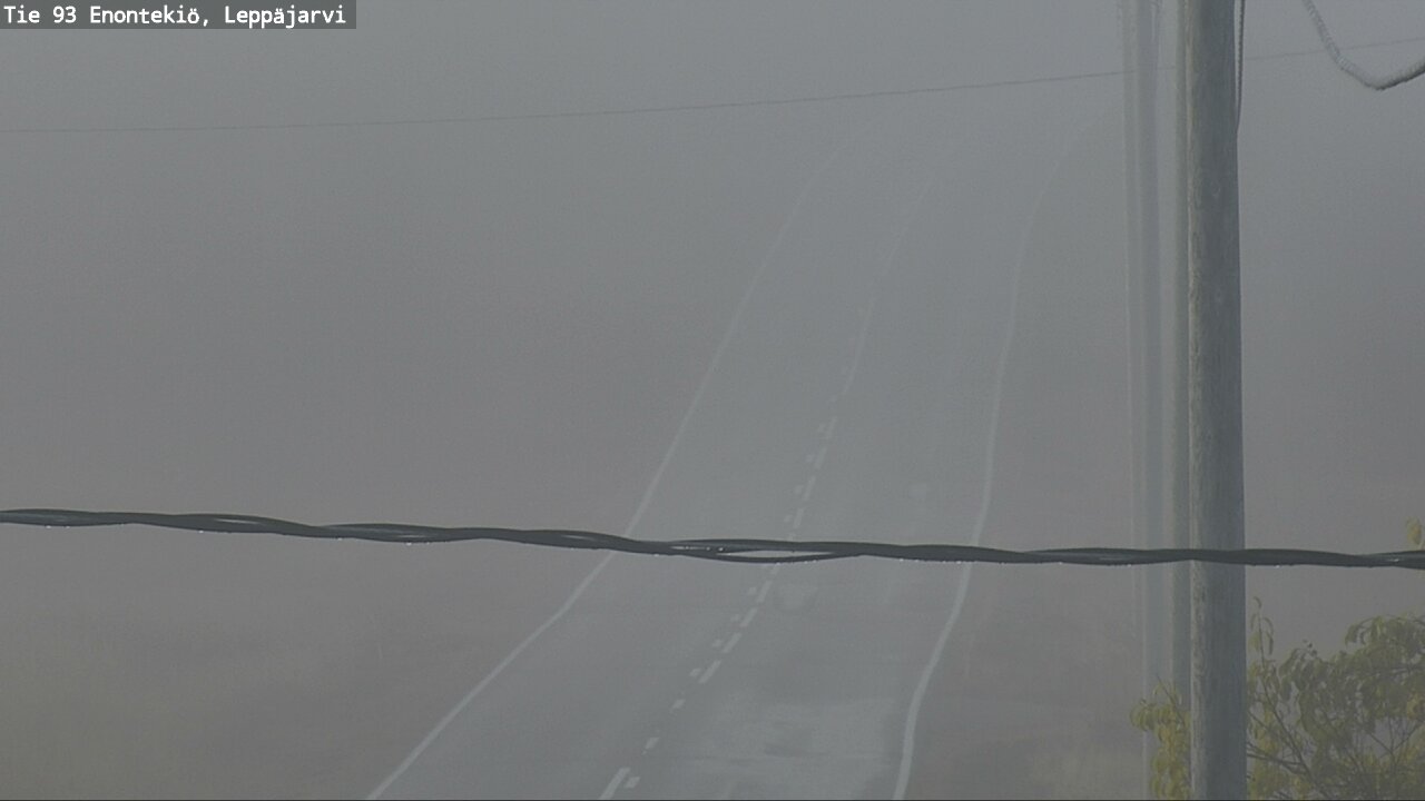 Weather Camera Image Road 93 Enontekiö, Leppäjärvi, Enontekiö, Lappi