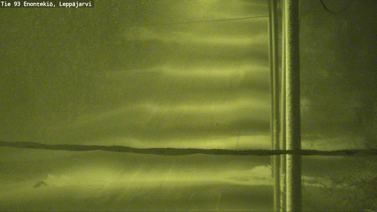 Weather Camera Image Väg 93 Enontekis, Leppäjärvi, Enontekiö, Lappi